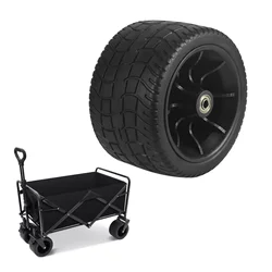 Double Bearings Wheel Tire 155 * 10cm 6 * 4in 6in All-terrain High-quality Long-lasting For Folding Wagon Cart