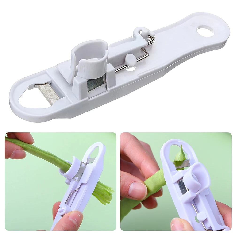 French Bean Cutter Perfectly Uniform Slices. Health Vegetable Salad