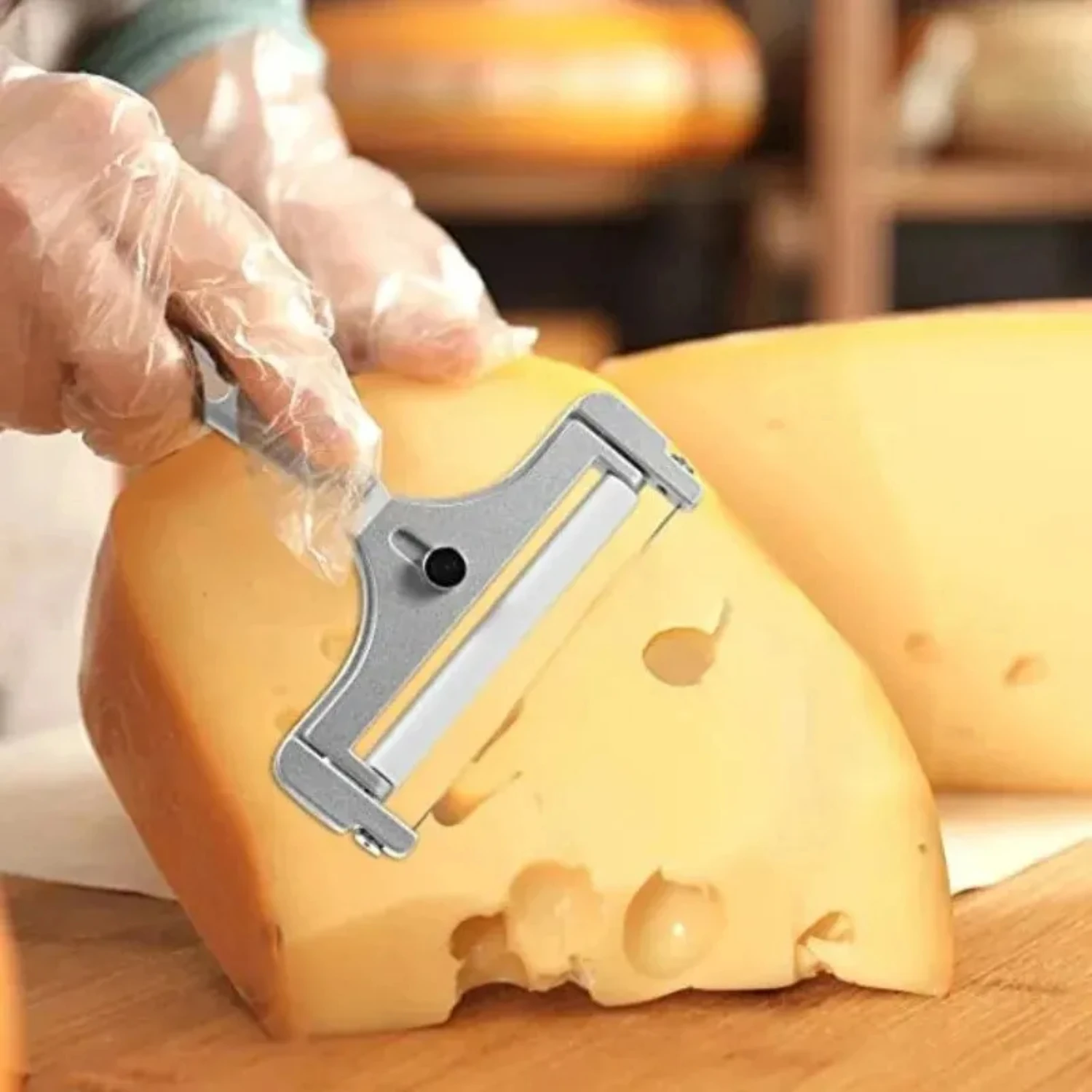 Kitchen Gadgets In China - الفولاذ المقاوم للصدأ الجبن القطاعة قابل
