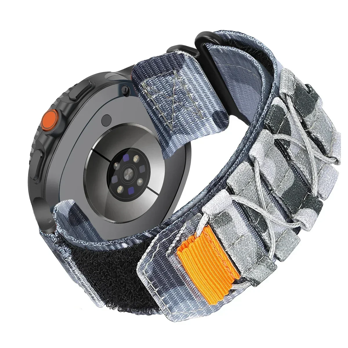 Tactical Nylon Loop Band for Samsung Galaxy Watch 9/8/8Classic Correa Sport Wrist Bracelet for Samsung Galaxy Ultra 2025/7 47mm