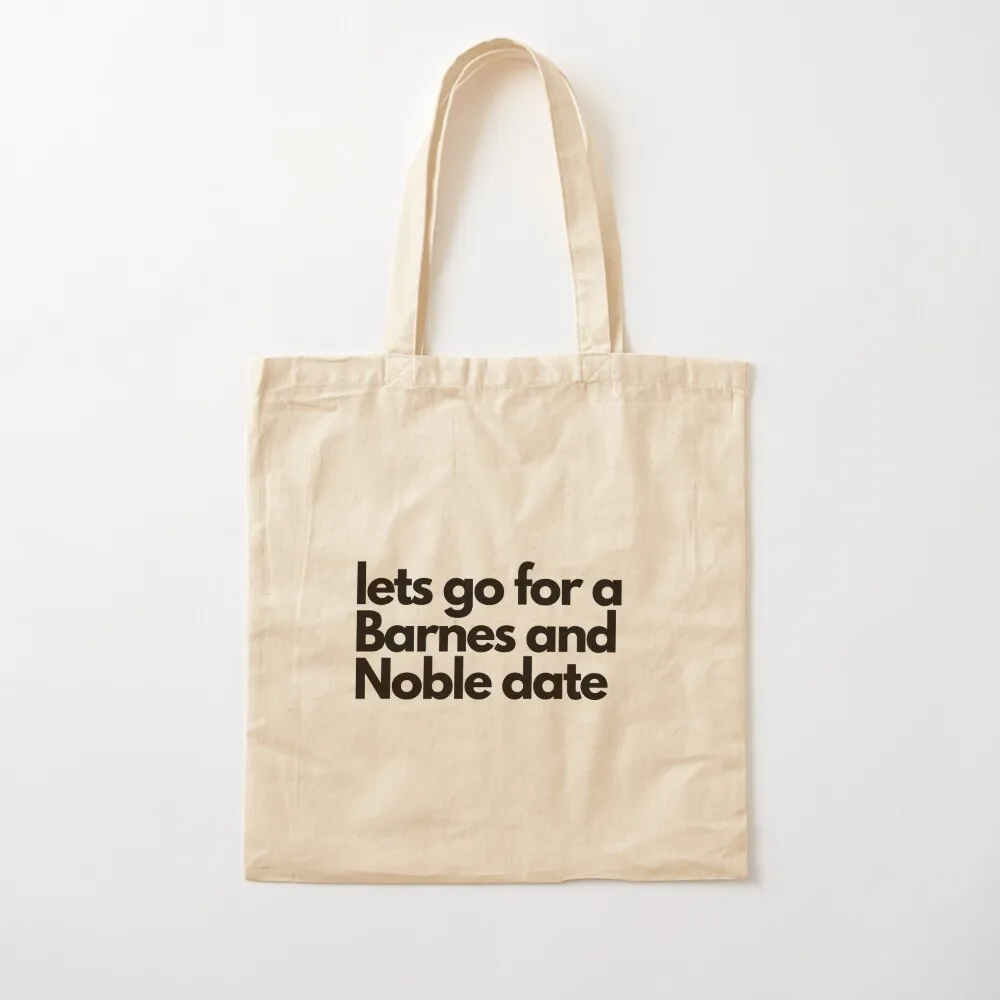 Barnes and Noble date Tote Bag Portable shopping bag supermarket folding bag Women's tote