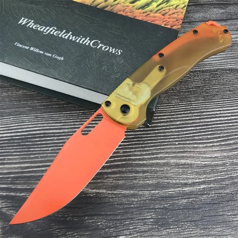 

NEW BM 15535 Fast Opening Folding Pocket Knife 3.46'' CPM154 Blade PEI Handle Outdoor Camping Tactical Survival Knives EDC tool