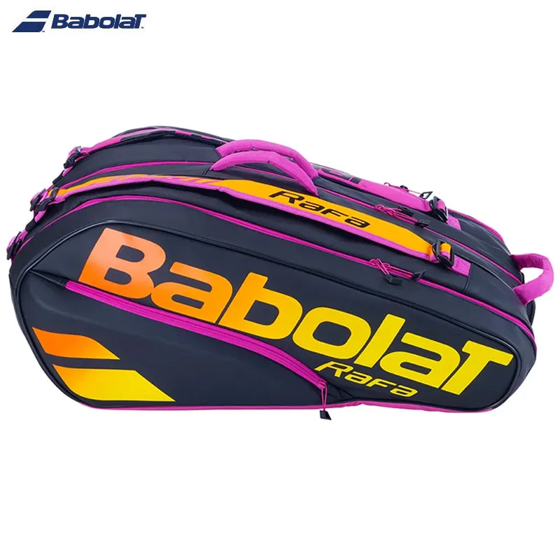 BABOLAT 나달 코트 테니스 백팩, 퓨어 에어로 라파 6R 9R 12R 남녀공용 테니스 라켓 가방, 신제품 Babolat 테니스 핸드백