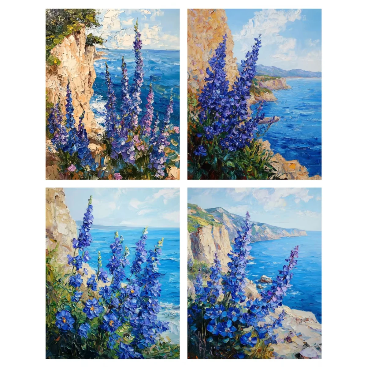 Pintura por números, Kit personalizado de lavanda para adultos, pintura acrílica DIY, obra de arte Canva, regalo artístico, decoración del hogar
