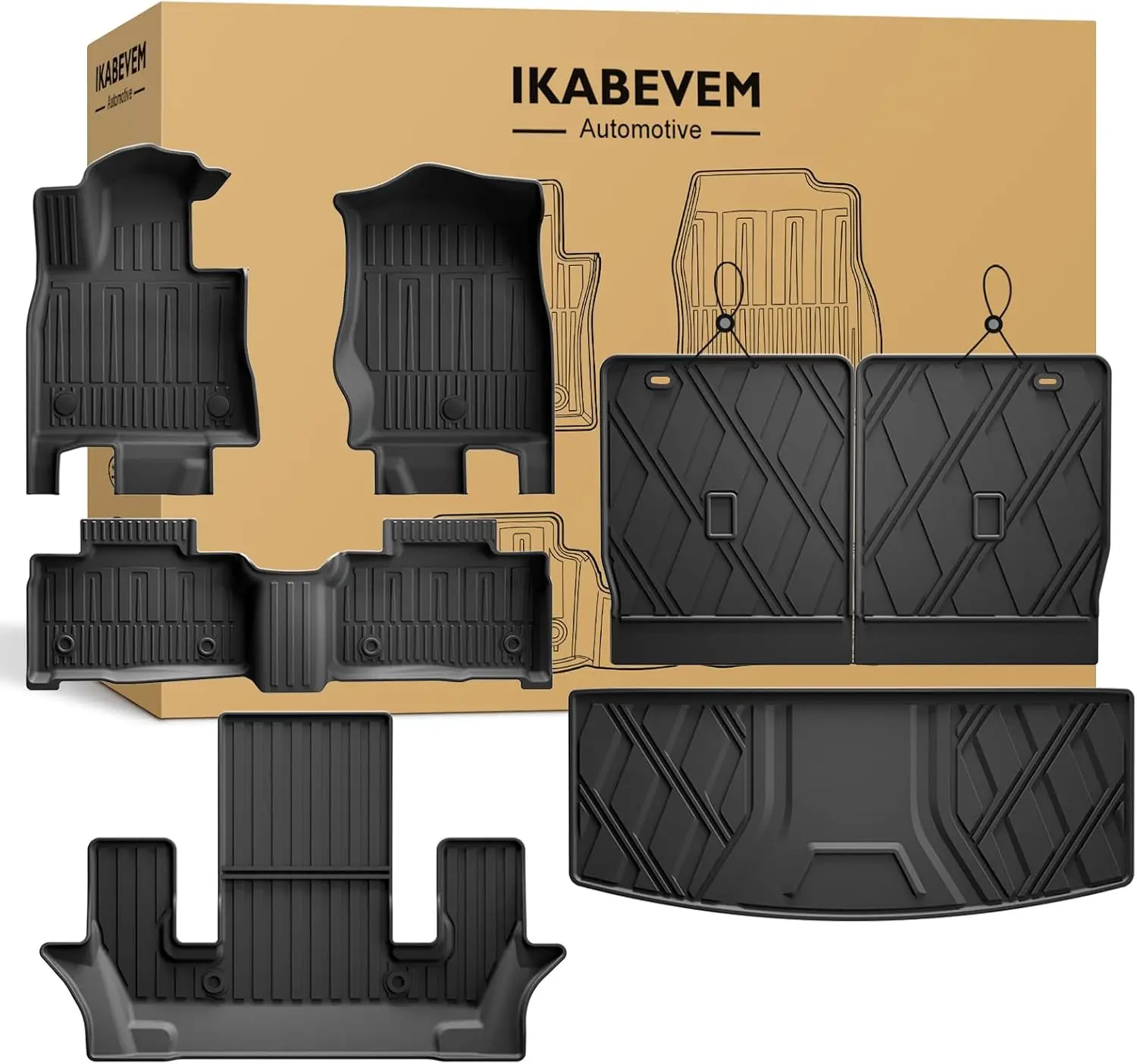 2020 - 2026 Ford Explorer 6 Seats Application, Custom - Fit Material, No Color Mentioned, Full Set Car Accessories