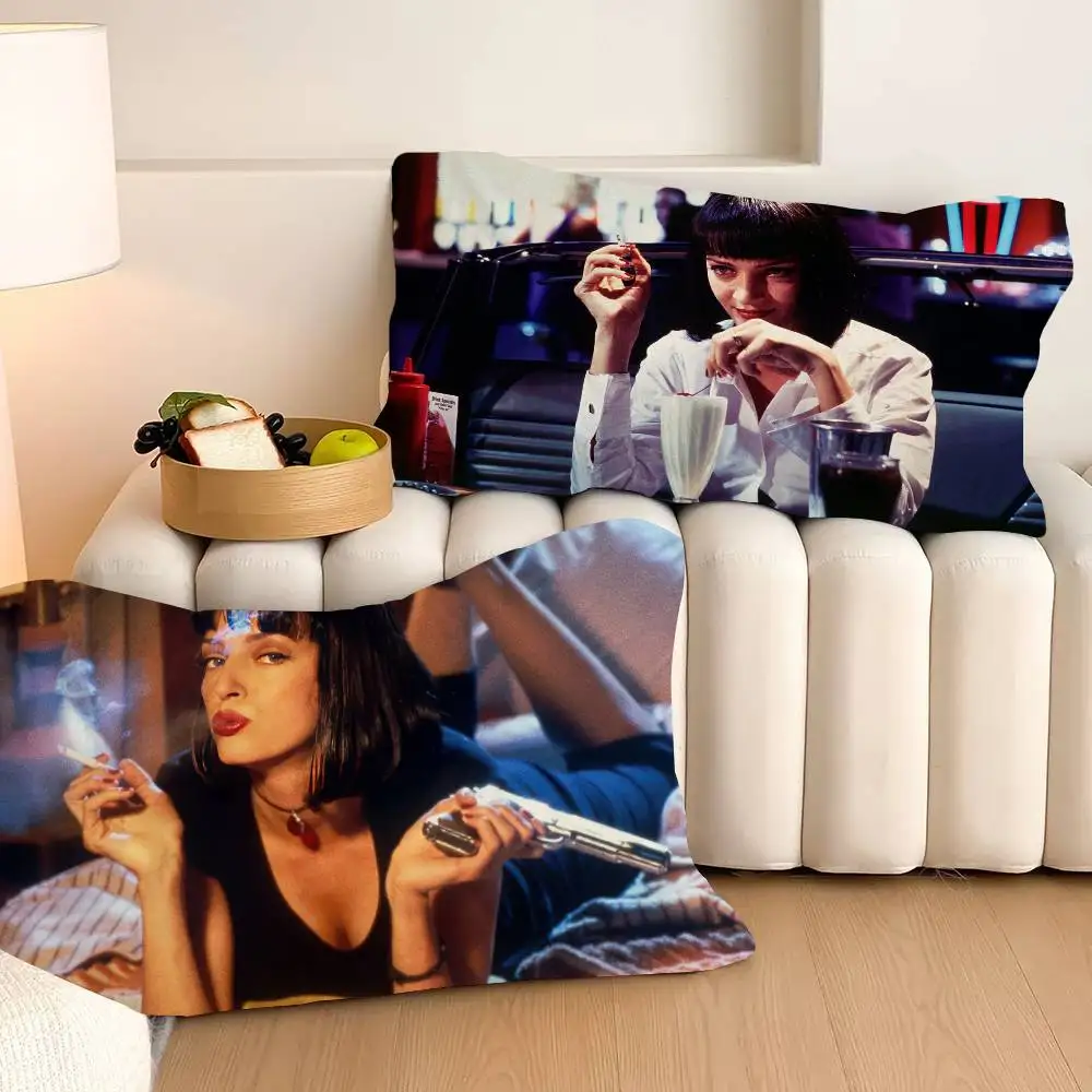 Comedy Movie Pulp F-Fiction New Arrival Polyester Pillow Towel - Four-Season Universal Soft Cartoon Thickened for Household Use