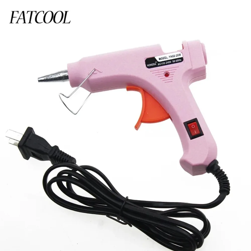Professional High Temp Heater 20W Hot Glue Gun Repair Heat Tool Heat Gun Blue Mini Gun With Trigger US Or EU Plug
