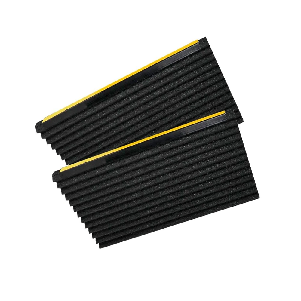 2 Pack Window AC Side Panels Foam Insulation Kit For Air Conditioner Gaps 17x9 Inch Black Or White Energy Saving Seal