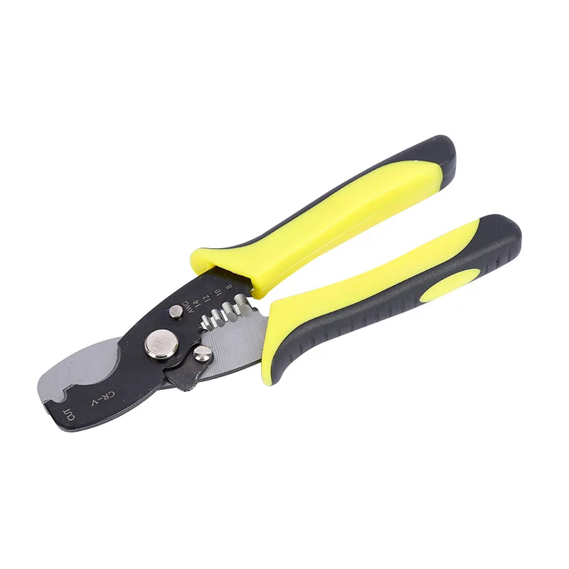 Insulated Wire Stripper Plier Cable Cutter 2 in 1 Multifunction Wire Cutting Tool Stripping Tool Mini Electrician Hand Tools