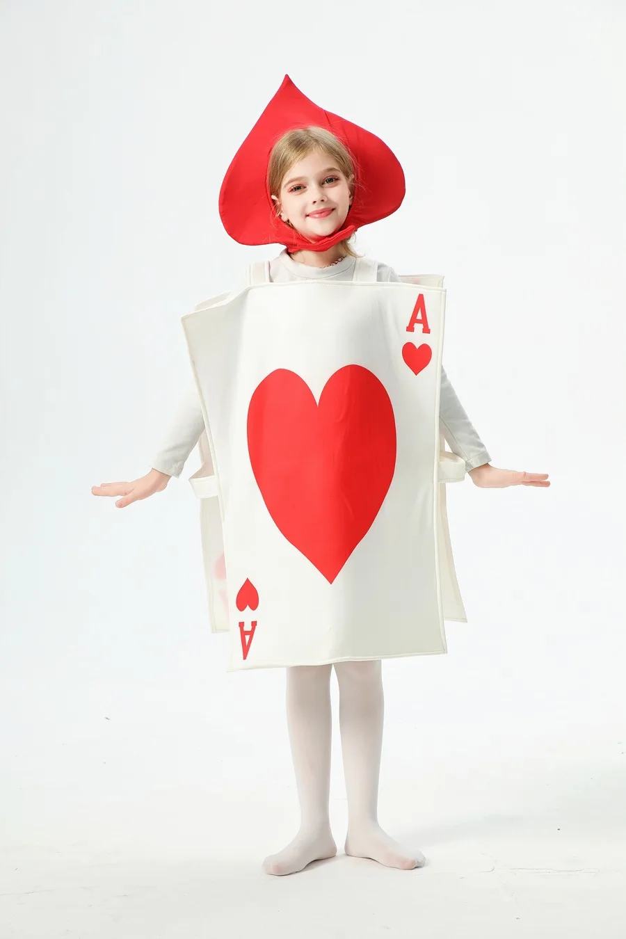 Alice im Wunderland Märchen-Set für Erwachsene, Halloween-Spielkarten, Pfirsichherz, Cosplay-Kostüm, Karnevalsparty, lustiges Verkleidungsset, Neu – Detail 3