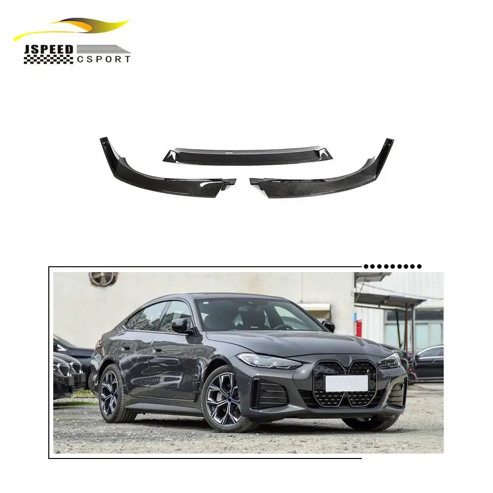 

Suitable for BMW I4 430I 440I GRAN COUPE 4 doors 2021-2023 carbon fiber G26 front bumper lip