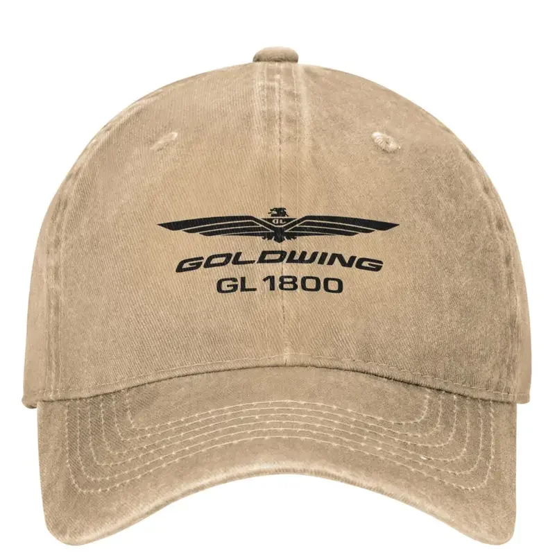 Goldwing-gorra de béisbol lavada GL1800 para hombre y mujer, gorro de béisbol con Logo de motocicleta, informal, de camionero, Snapback, al aire libre para gimnasio, Verano