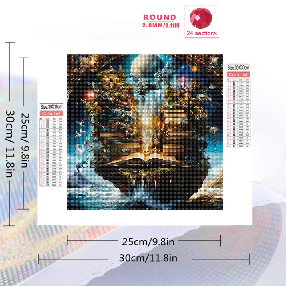 หนังสือภาพเพชร DIY ของ Evershi - Resin Art Guide Book บทวิจารณ์และราคา