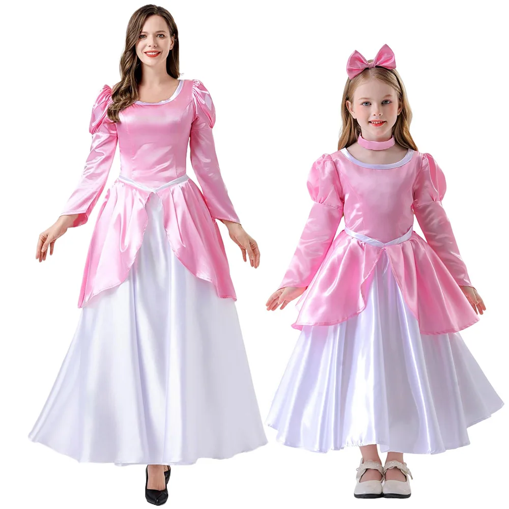 Adult Child Drizella Costume Princess Anastasia Woman Cosplay Evil Step Sister StepSisters Halloween Costume for Girls