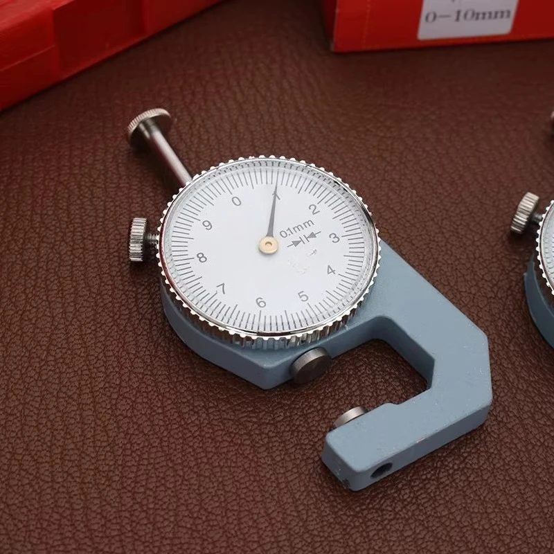

Thickness gauge 0~ 10mm thickness measurement, leather jewelry paper metal thickness measurement, flat head 4707