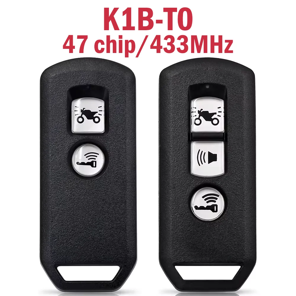

10 pcs K1B-T0 Motor Smart Remote Control Motorcycle 2/3B Key Fob 47 Chip 433MHz Motor Smart Key Motorbike Key For Honda