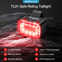 Astrolux TL01 Bicycle Taillight 500mAh USB-C Rechargeable IPX6 Waterproof Wear-Resistant 180° Bike Rear Light For Night Cycling