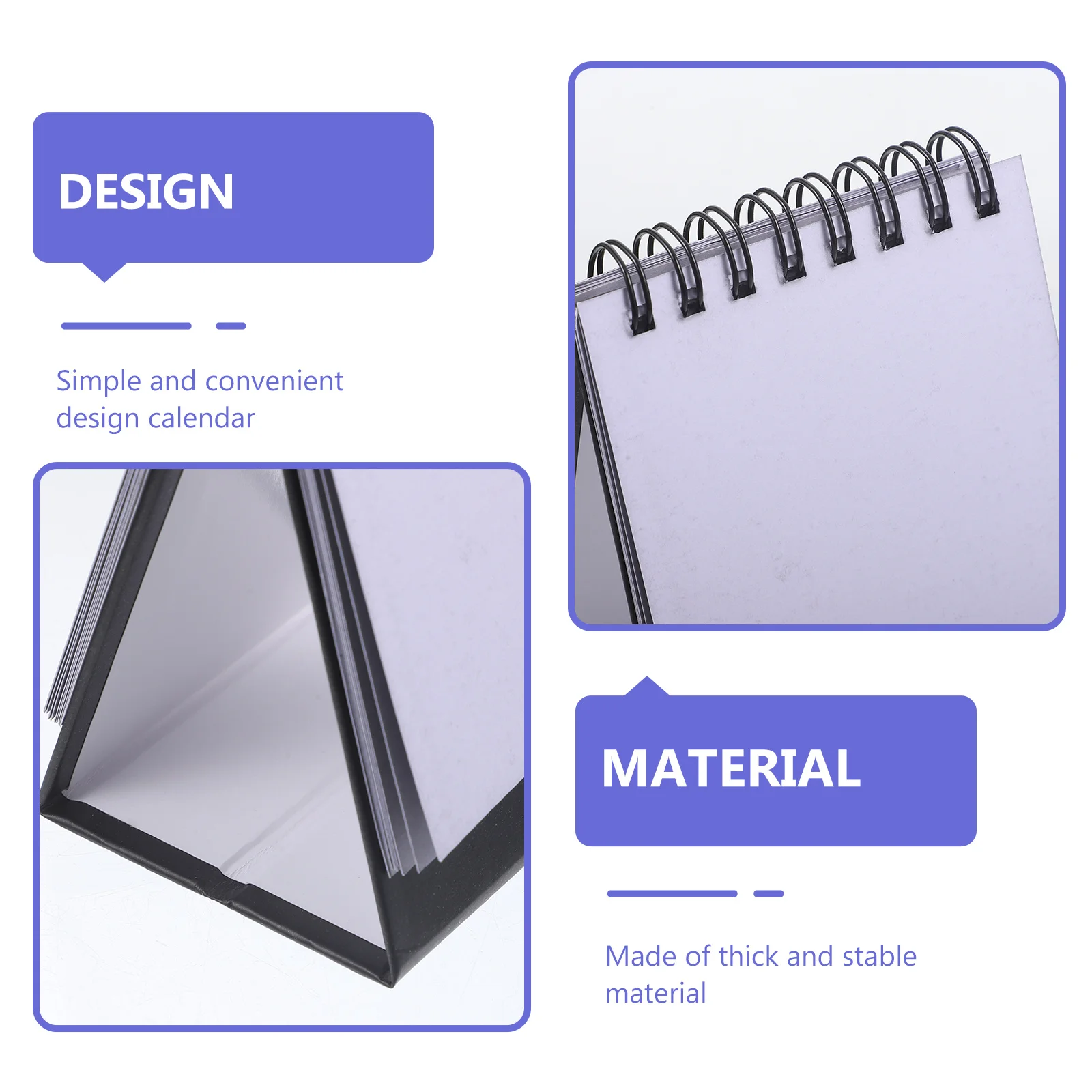 

Mini Desk Calendar Calendars Paper Office Small Little Flip for Planner Table