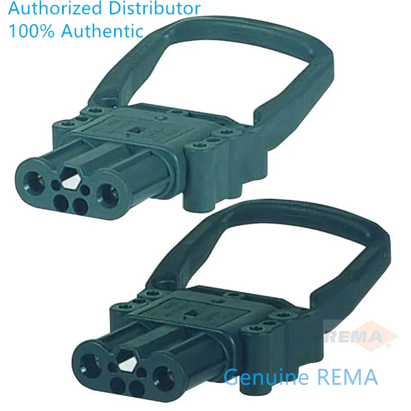 Genuine REMA DIN 160A 150V Female Battery Socket Charger Plug Power Connector,Forklift Pallet Truck Golf Cart Vehicle Accessory