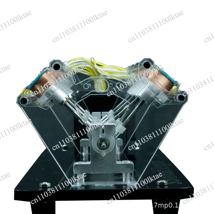 Electromagnet Engine Model Can Start High-speed Motor Car V-engine