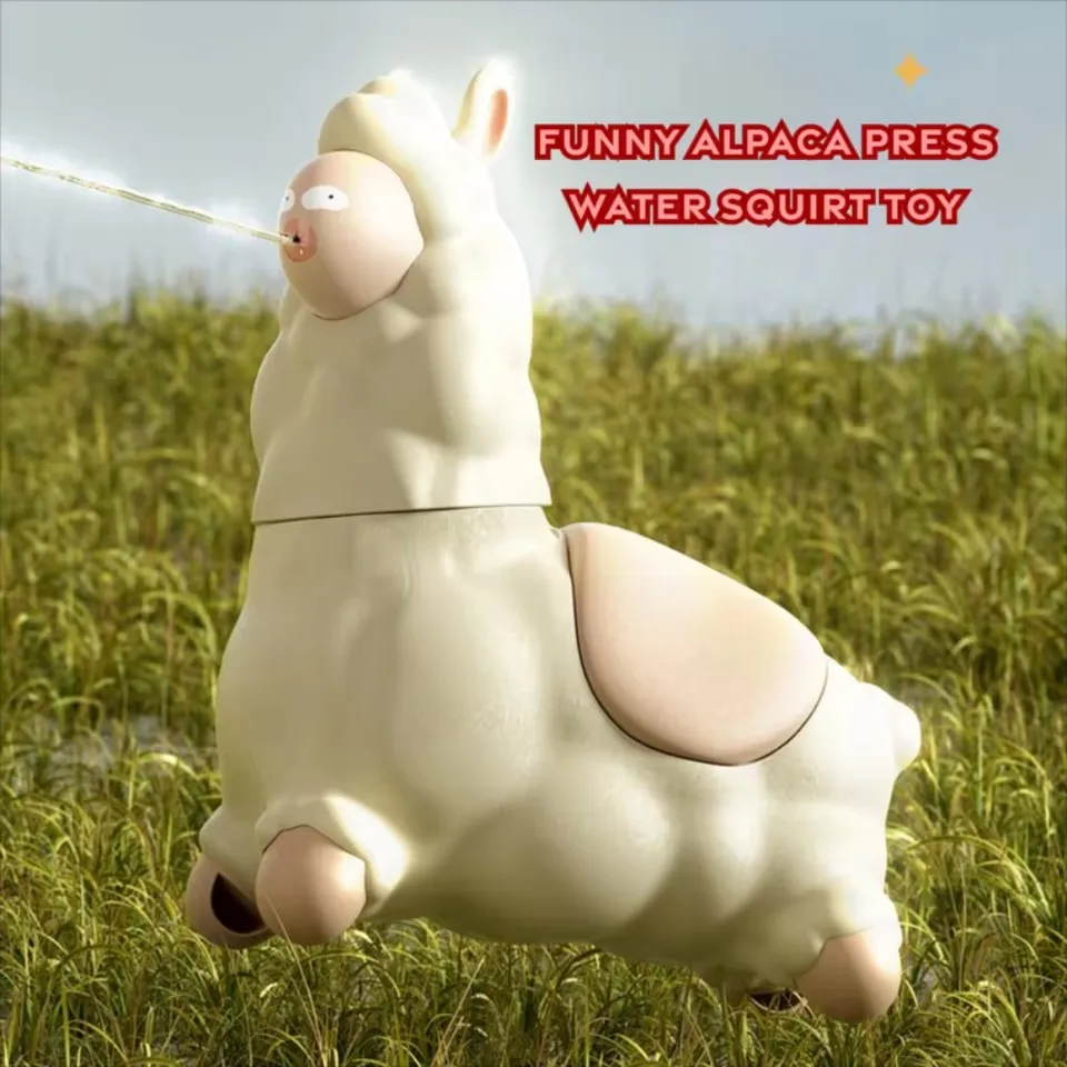 Creativo Alpaca Forma Alpaca Spray Acqua Giocattolo Premendo Cartoon Spray Acqua Giocattoli Acqua Spray Acqua Esterna Giocattolo Spiaggia Piscina Giocattoli