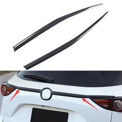 For Mazda CX-5 CX5 2017 2018 2019 2020 2021 2022 Chrome ABS Car Rear Trunk Lid Cover Tailgate Trim Molding Exterior Accessories