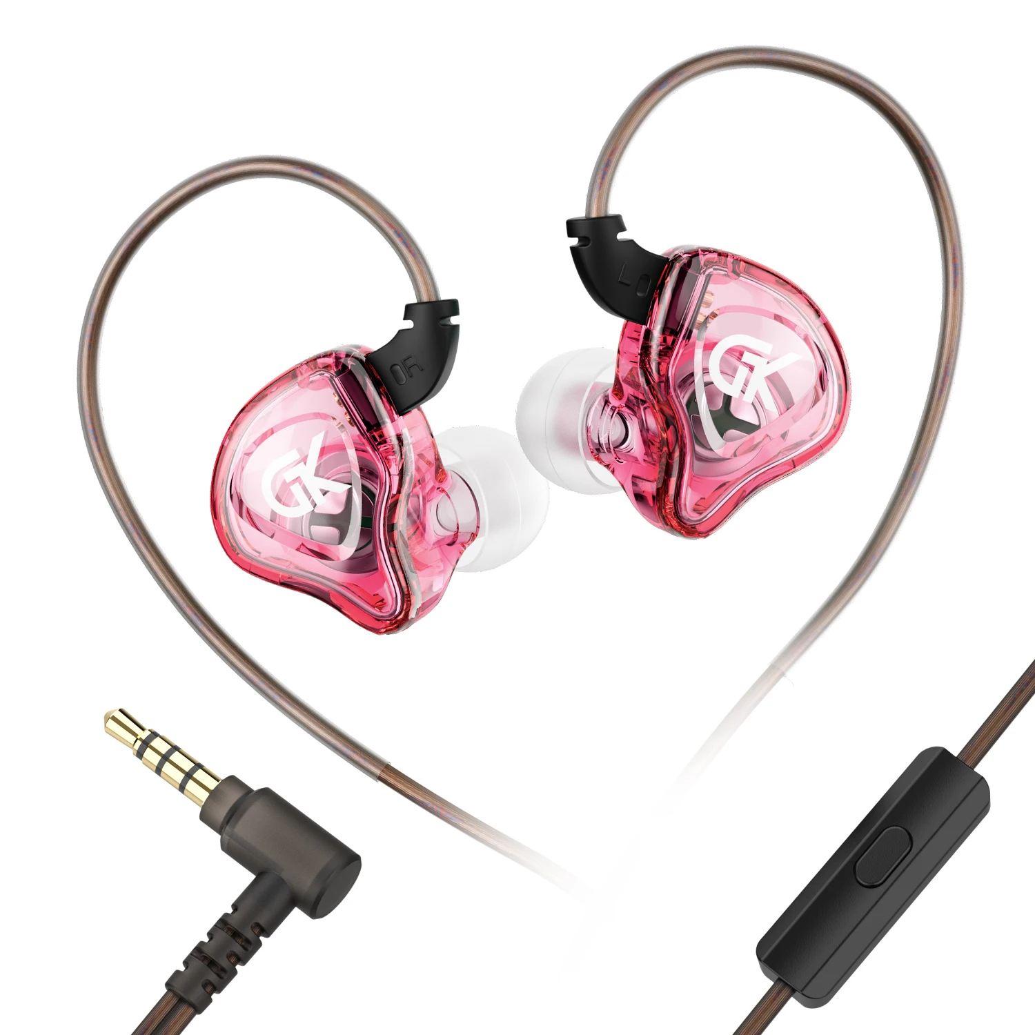 GK AK8 Mobile Gaming Headphones In-Ear Dynamic Driver Heavy Bass