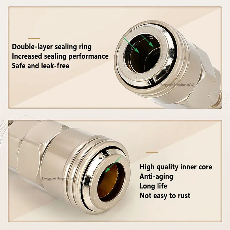 C-type Self-locking Pneumatic Quick Connector SP PP SM PM SH PH SF PF 20 30 40 Air PU Hose High Pressure Compressor Tool