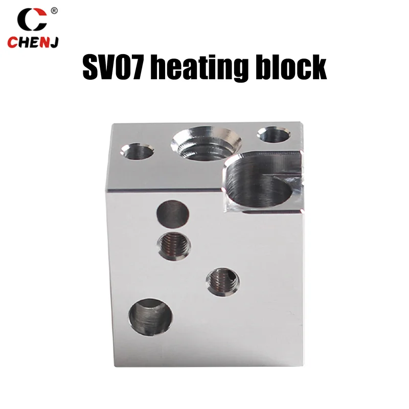 SV07 Extruder Hotend Heating Block Kit High Quality Brass Nozzle High Temperature Resistant Kit For Sovol SV07 3D Printer