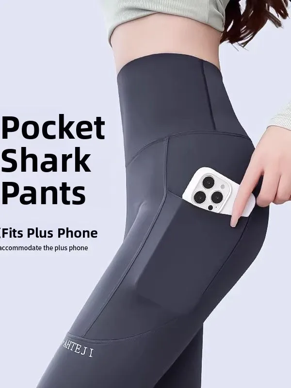 Pantaloni da yoga slim fit a vita alta da donna Fitn Spor Arca Capispalla in pelle Inizio inverno Sottile e aderente Controllo della pancia Sollevamento del sedere