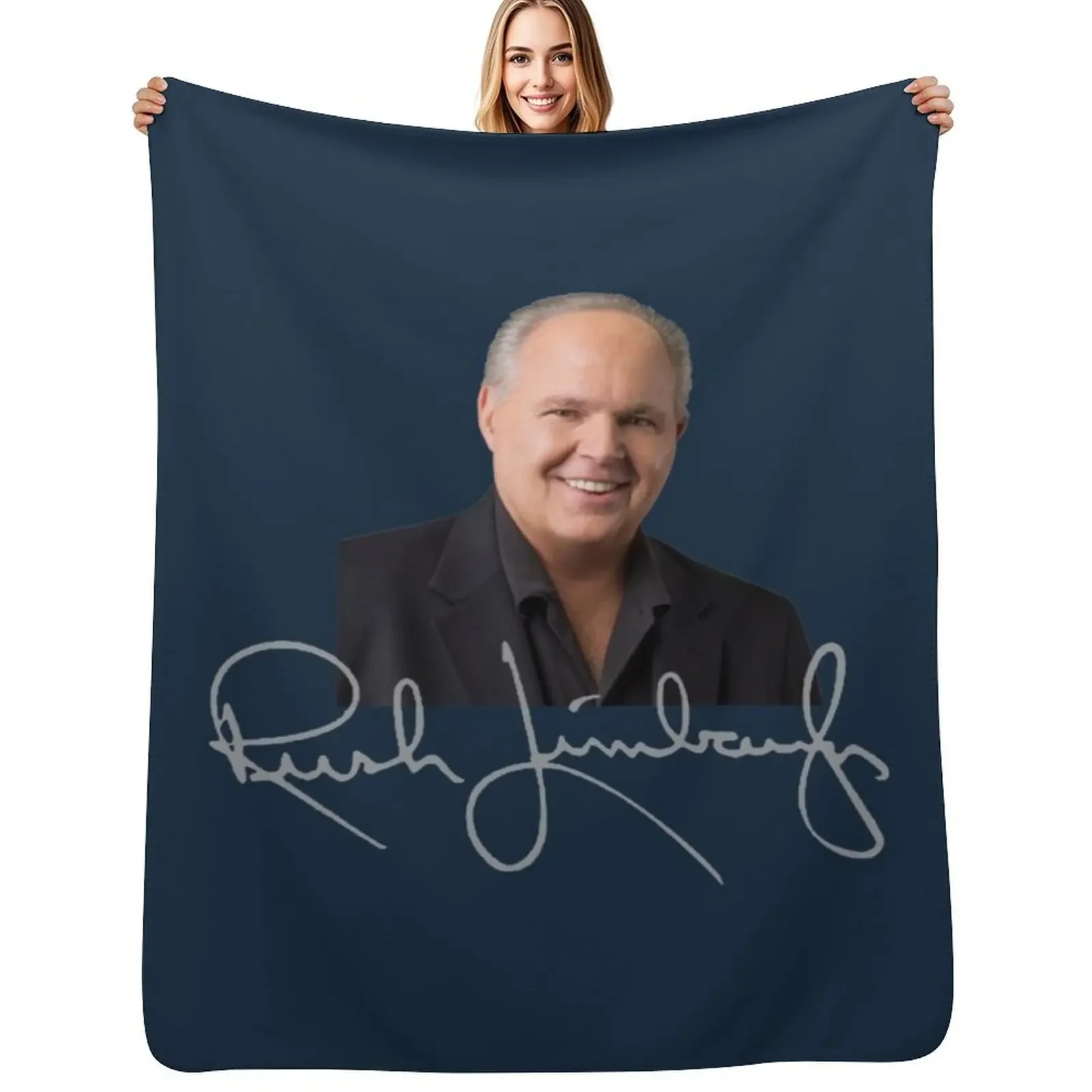 

Rip rush limbaugh rush rip Talk Show Betsy Ross Throw Blanket Picnic christmas decoration Cute Plaid Blanket