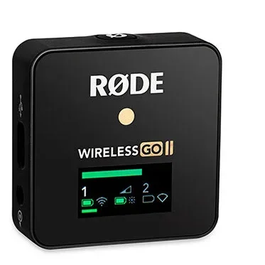 

Rode Wireless Go II Microphone Single Collector Lavalier Dual Channel Transmission AccessoriesCamera Wireless Microphone