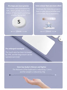 Teclado BluetoothキーボードiPad用ワイヤレスマウスA16ケース10.2 7/8/9 10th Generation Pro 13 11 12.9 2025 M4 M3 Air 13 5 4 8ベストセールスiPad Proキーボード-8