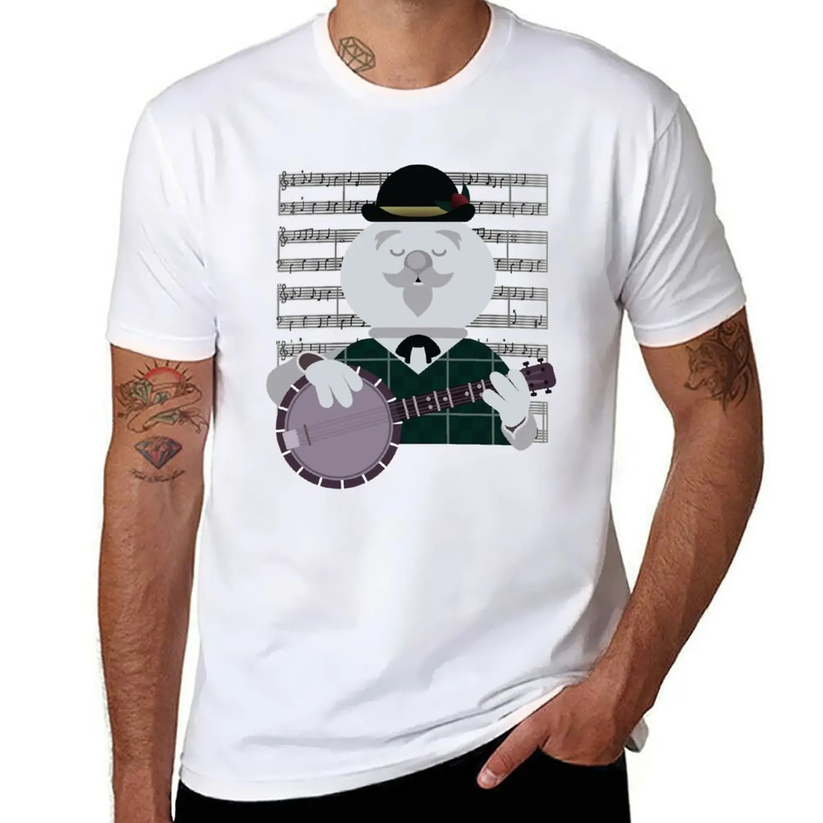 

Sam the Snowman - Banjo Medley T-Shirt graphic t shirts cheap stuff cute tops mens graphic t-shirts hip hop