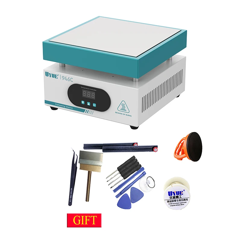 

946C Electronic Hot Plate LCD Digital Display Preheating Station for PCB SMD heating phone LCD touch screen separate