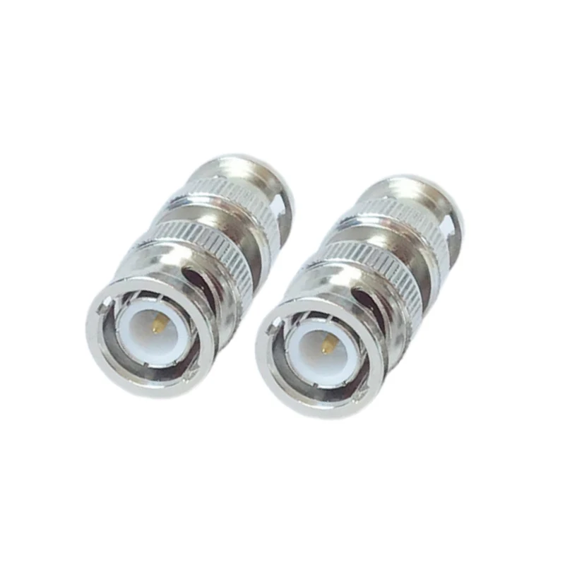 BNC Connector Q9 BNC Male to Male RF Coaxial Coupler Straight Adapter for RG59 Cable HD Video Camera