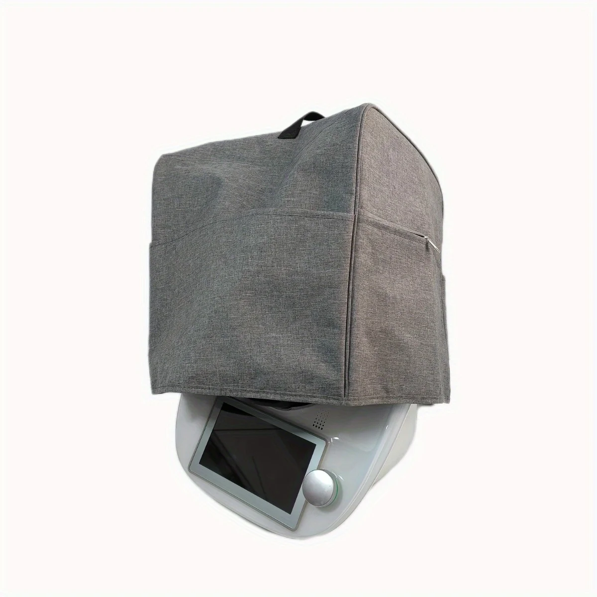 Para cubierta antipolvo Thermomix Compatible con Thermomix TM5/TM6, cubierta antipolvo con bolsillo con cremallera y doble capa impermeable
