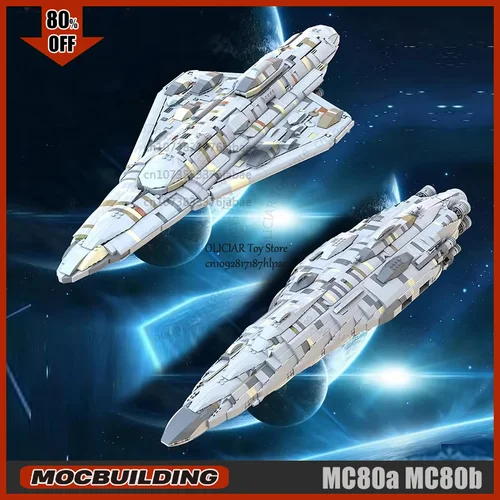 UCS 우주 영화 MC80 MOC 빌딩 블록 MC85 기술 벽돌 Starfighters DIY 조립 장난감 디스플레이 컬렉션 크리스마스 선물