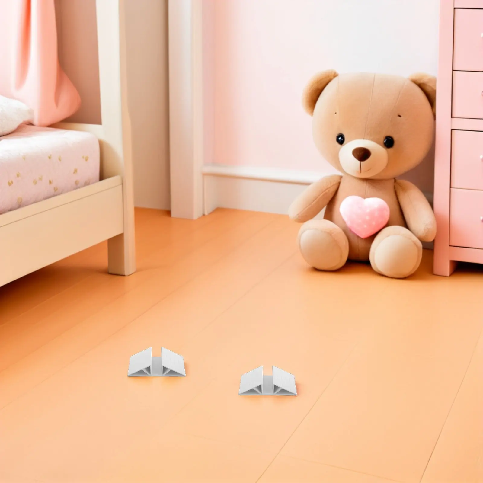 8Pcs Kids Gate Support Feet Triangle Reinforcement Standalone Stair Barrier Stabilizer Plastic Fence Base Isolation Fence