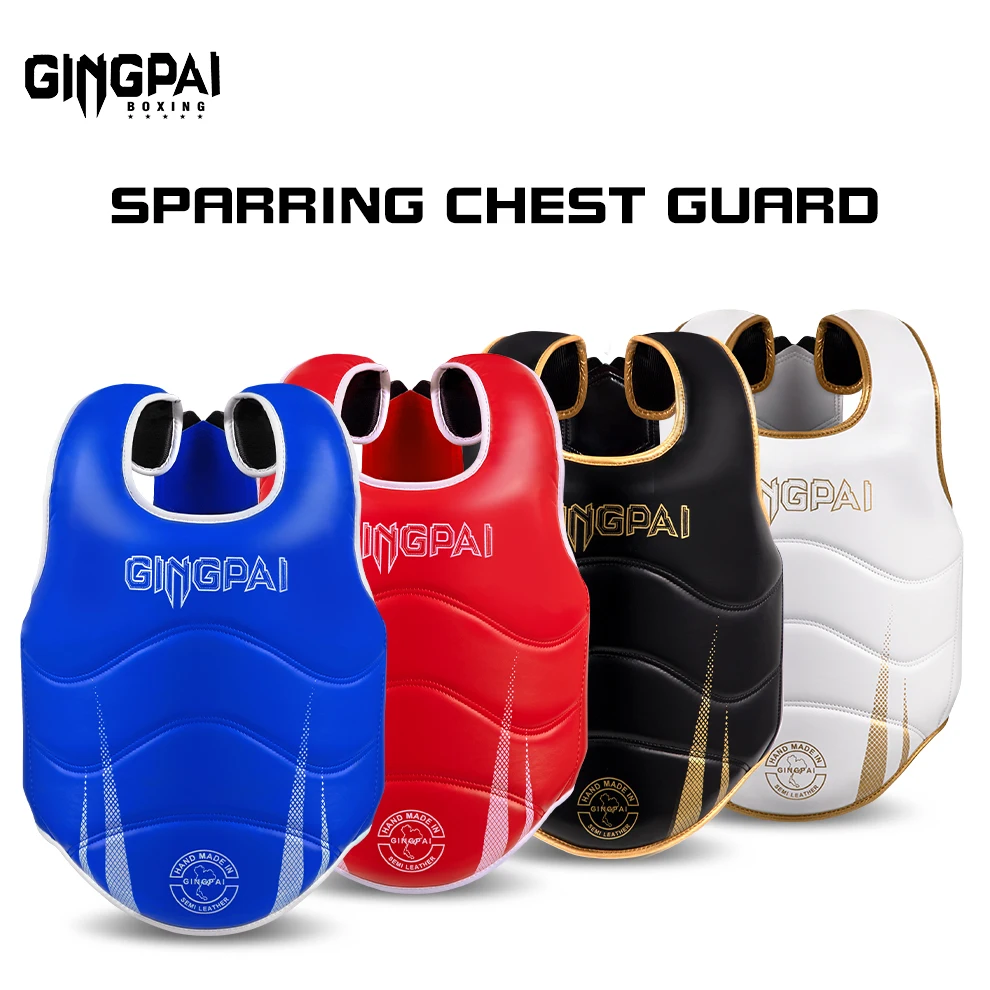 Boxing Chest Guard MMA Kickboxing Body Protector Martial Arts Rib Shield Taekwondo Training Vest Armour Heavy Punch Uniform ﻿