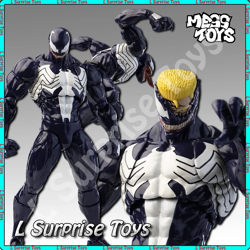 

New Mess Toys Lethal Neighbor Venom Anime Action Figure Black Spider Man Spider-Man Action Figure Figurine Model Gifts Toys