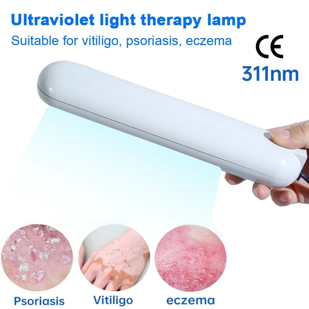 

311nm Portable Excimer Laser UVB Phototherapy Machine Device UV Light Therapy Device for Vitiligo Psoriasis Treatment