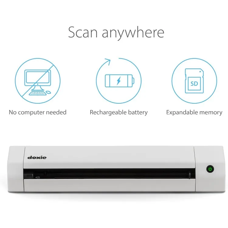 Go SE Wi-Fi - Simplify Going Paperless with The First Easy-to-Use Wireless Document & Photo Scanner with Portable Scanning,