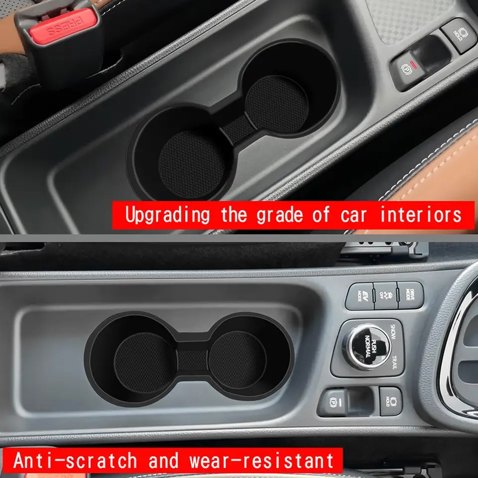 Porte-Gobelet Central Antidérapant Silicone Pour Toyota Yaris / Yaris Cross GR Auto 2020-2025 – Rangement Console