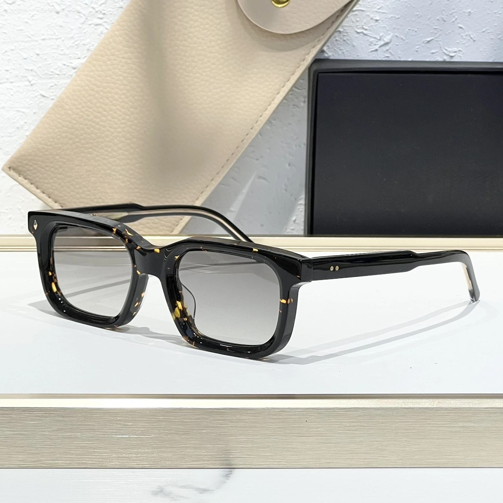 

ARNOLD толстые ацетатные дизайнерские солнцезащитные очки для мужчин и женщин, модные овальные очки из сплава металла UV400, уличные модные модные очки, оттенки