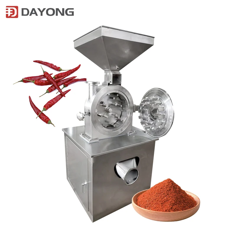 Factory Price Mushroom Wood Grinder Pulverizer New Condition Machine For Charcoal Food Processing Core Components Include Motor