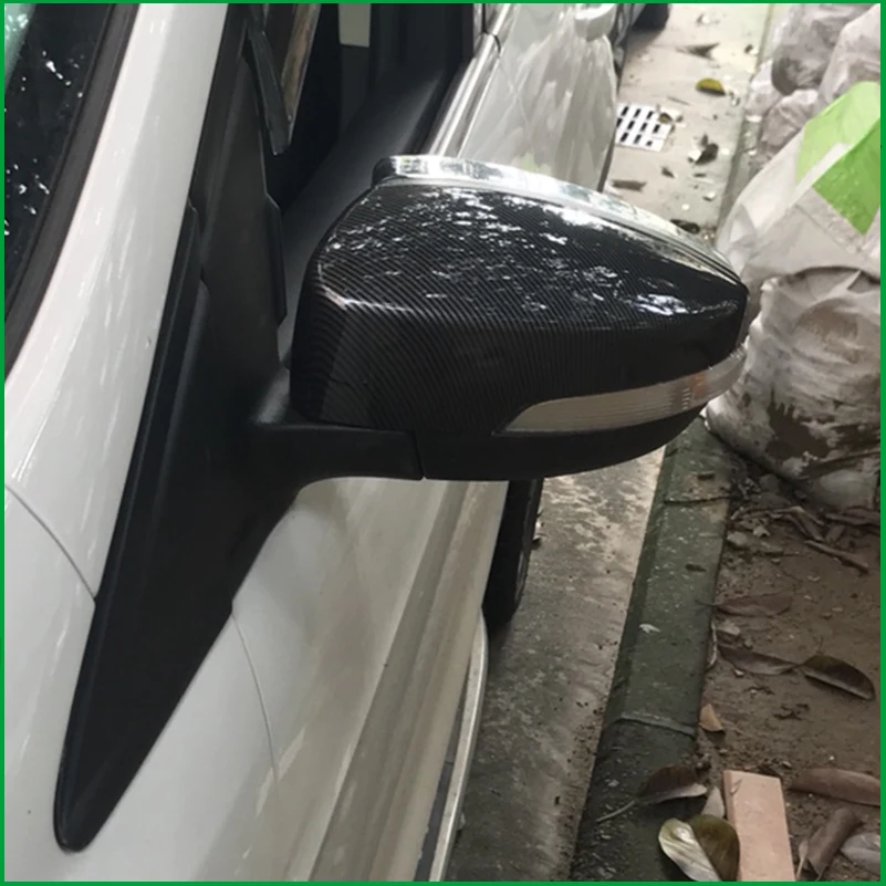 

Car Styling For Ford Kuga Escape Ecosport 2013-2018 Door Side Wing Rearview Mirror Cover Cap Housing Replace Protector Trim