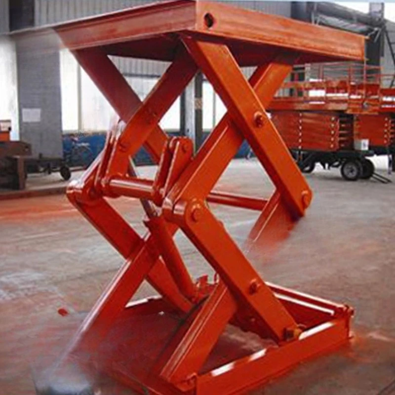 Hydraulic lift Small fixed hydraulic lift, fixed lifting platform