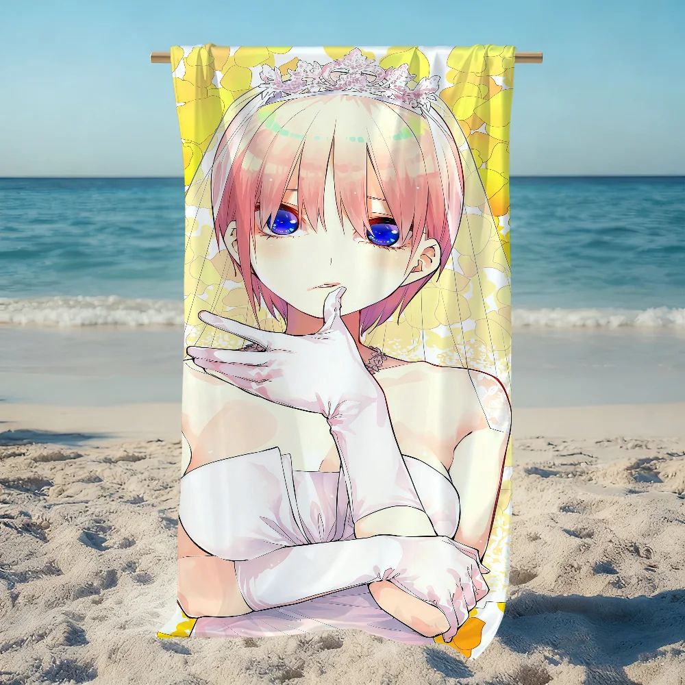 Anime Q-Quintessential Q-quintuplets Towel Beach Quick Dry Soft Pool Towels Gift for Travel Gym Shower Camping sports