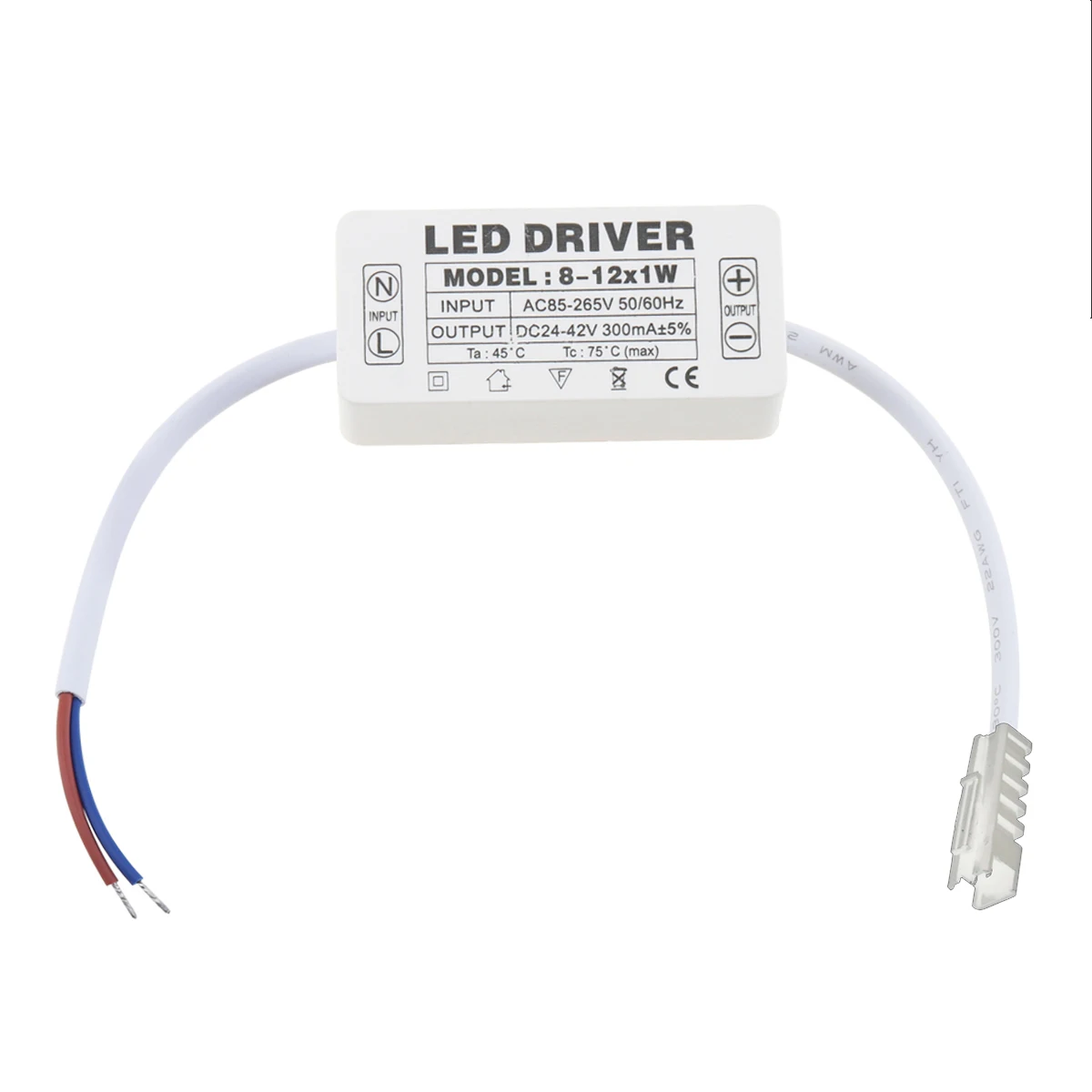 1-36W LED Driver 300mA Isolate Power Supply Adapter AC85-265V LED Lights Transformer Driver for Downlight Ceiling Lamp Driver